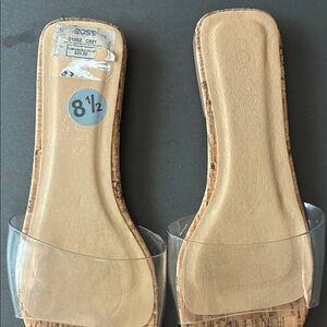 Coconuts by Matisse Clear Strap Cork Sandals